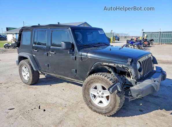 1C4BJWDG2JL938579 2018 JEEP WRANGLER Черный Передняя правая четверть