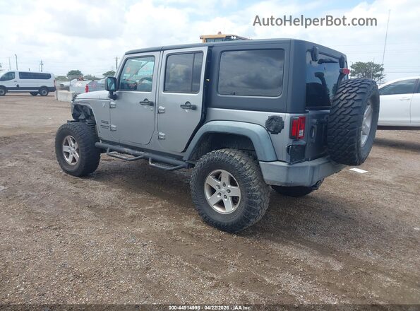 1C4BJWDG3GL257520 2016 JEEP WRANGLER UNLIMITED Серый Задняя левая четверть