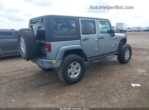 1C4BJWDG3GL257520 2016 JEEP WRANGLER UNLIMITED Серый Задняя правая четверть