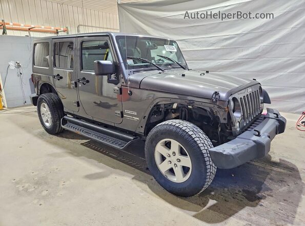1C4BJWDG4JL882628 2018 JEEP WRANGLER Серый Передняя правая четверть
