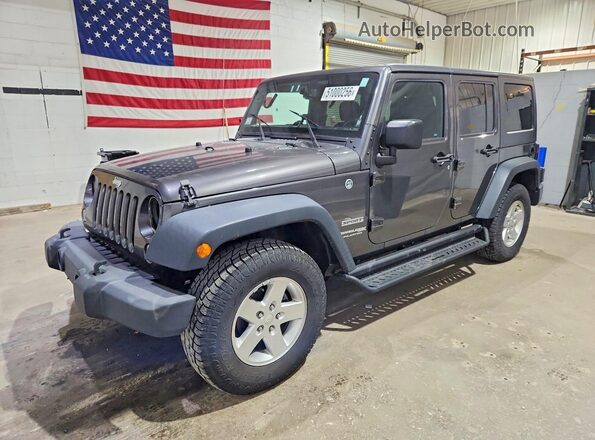 1C4BJWDG4JL882628 2018 JEEP WRANGLER Серый Передняя левая четверть