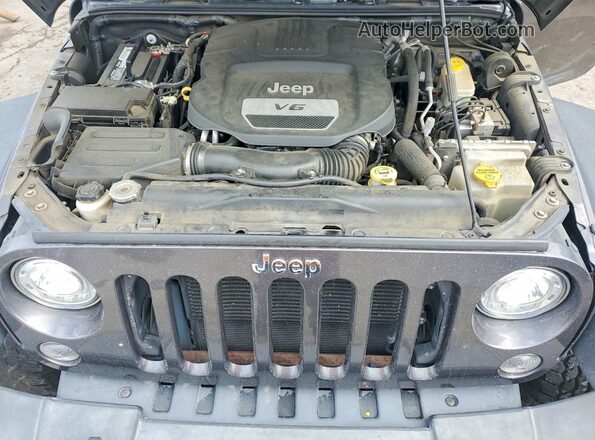 1C4BJWDG6HL622208 2017 JEEP WRANGLER Серый Вид задней части салона