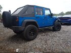 2016 Jeep Wrangler Unlimited Sport Blue vin: 1C4BJWDG7GL158019