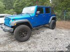 2016 Jeep Wrangler Unlimited Sport Blue vin: 1C4BJWDG7GL158019