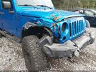 2016 Jeep Wrangler Unlimited Sport Blue vin: 1C4BJWDG7GL158019