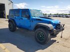 2016 Jeep Wrangler Unlimited Sport Синий vin: 1C4BJWDG8GL130598