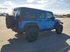 2016 Jeep Wrangler Unlimited Sport Синий vin: 1C4BJWDG8GL130598