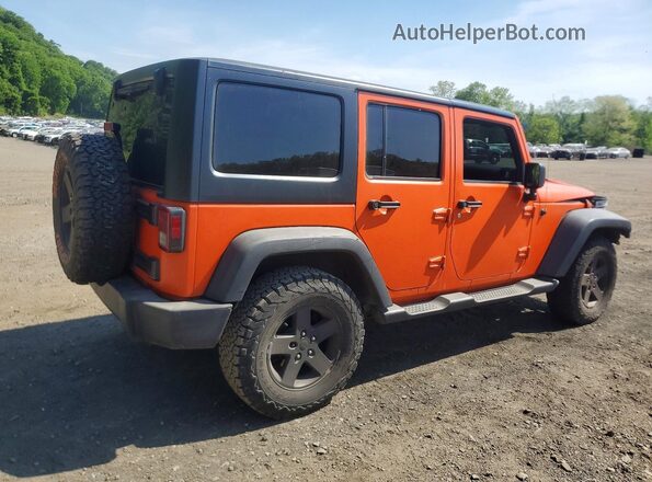 1C4BJWDG8GL338710 2016 JEEP WRANGLER Orange Trasero derecho