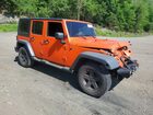 2016 Jeep Wrangler Unlimited Sport Orange vin: 1C4BJWDG8GL338710