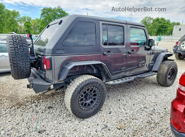 1C4BJWDG8HL730717 2017 JEEP WRANGLER Серый Задняя правая четверть