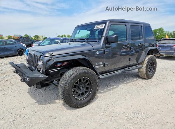1C4BJWDG8HL730717 2017 JEEP WRANGLER Серый Передняя левая четверть