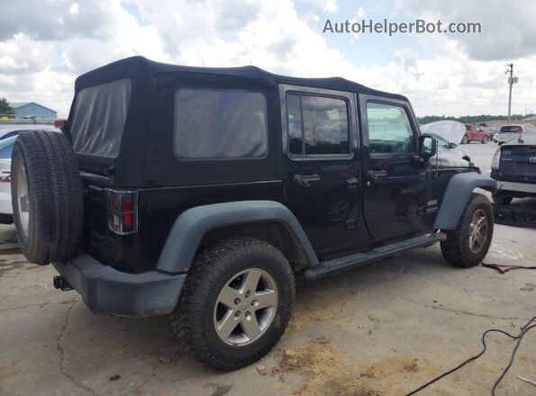 1C4BJWDGXGL142719 2016 JEEP WRANGLER Черный Задняя правая четверть