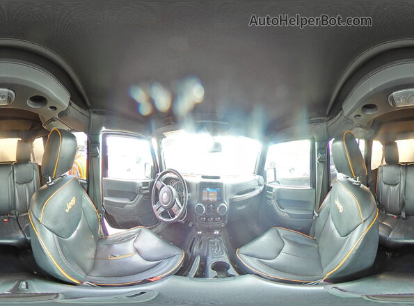 1C4BJWDGXGL142719 2016 JEEP WRANGLER Черный Панорамный вид салона 360°