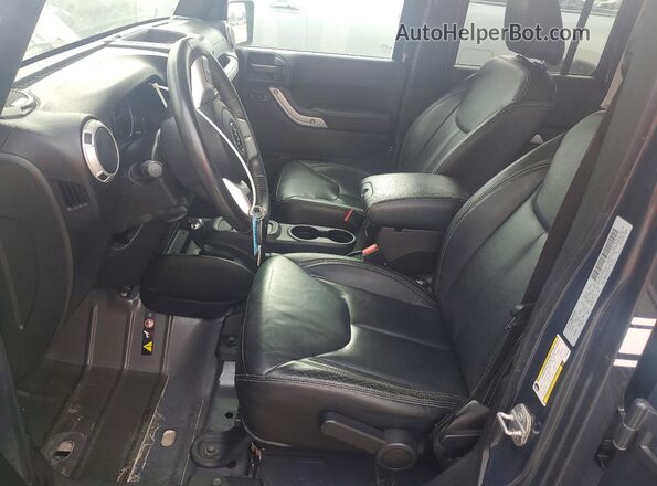1C4BJWEG3HL684485 2017 JEEP WRANGLER Серый Вид салона спереди