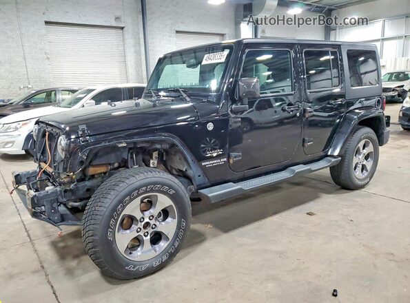 1C4BJWEG5GL227174 2016 JEEP WRANGLER Black Przód lewy