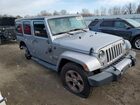 2016 Jeep Wrangler Unlimited Sahara Серебряный vin: 1C4BJWEG6GL204860