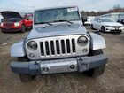 2016 Jeep Wrangler Unlimited Sahara Серебряный vin: 1C4BJWEG6GL204860