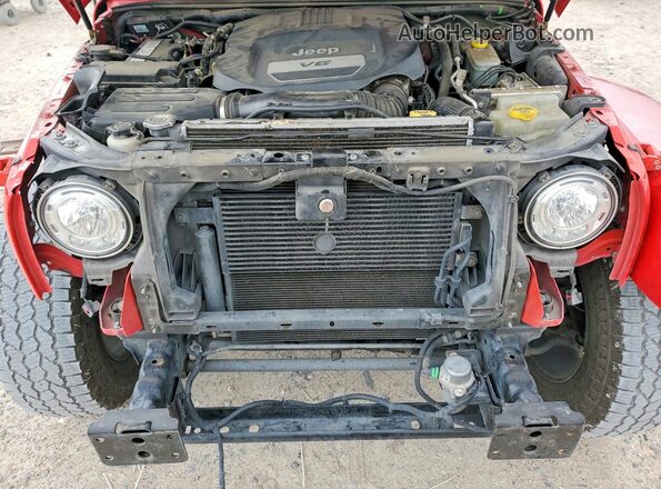 1C4BJWEG7JL926068 2018 JEEP WRANGLER Красный Вид задней части салона