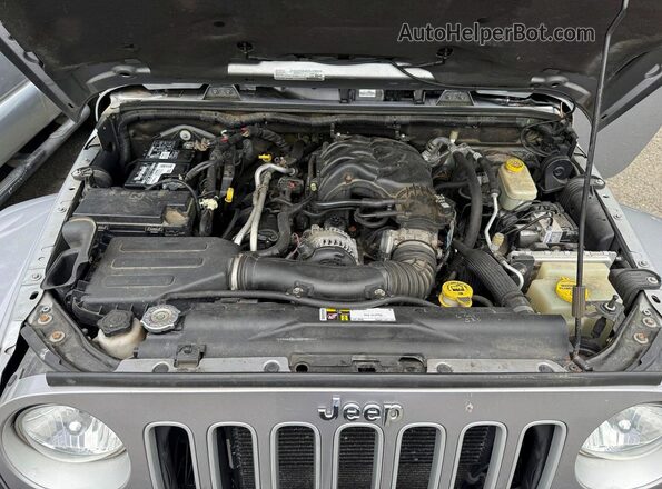 1C4BJWEG9GL205193 2016 JEEP WRANGLER Gray Вид салону спереду