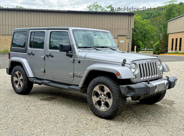 1C4BJWEG9GL205193 2016 JEEP WRANGLER Gray Передня ліва чверть