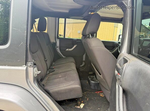 1C4BJWEG9GL205193 2016 JEEP WRANGLER Gray Вид ззаду