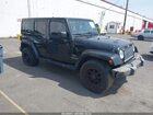 2016 Jeep Wrangler Unlimited Sahara Black vin: 1C4BJWEG9GL321669