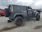 2018 Jeep Wrangler Unlimited Sahara Серый vin: 1C4BJWEG9JL856329