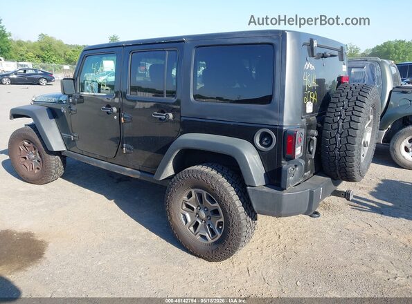 1C4BJWFG3GL125158 2016 JEEP WRANGLER UNLIMITED Black Задня ліва чверть