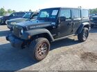 2016 Jeep Wrangler Unlimited Rubicon Black vin: 1C4BJWFG3GL125158