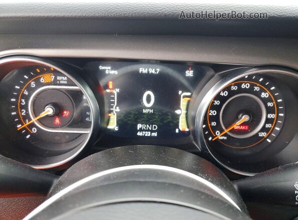 1C4GJXAN3MW763549 2021 JEEP WRANGLER Black ხელსაწყოთა პანელის ხედი