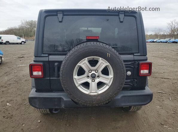 1C4GJXAN3MW763549 2021 JEEP WRANGLER Black უკანა ხედი