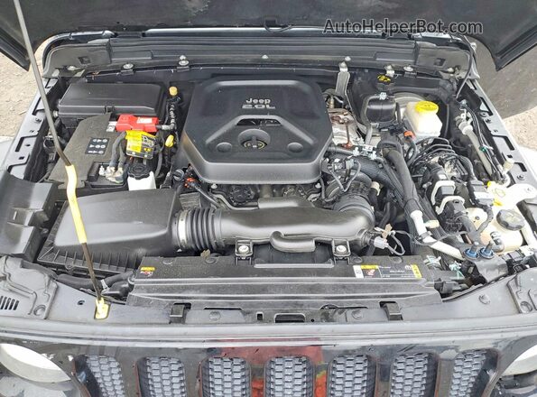 1C4GJXAN3MW763549 2021 JEEP WRANGLER Black ძრავის განყოფილების ხედი