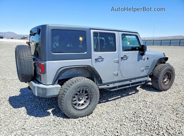 1C4HJWDG7GL283242 2016 JEEP WRANGLER Gray Trasero derecho