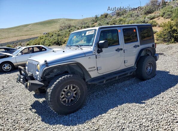 1C4HJWDG7GL283242 2016 JEEP WRANGLER Gray Vista tres cuartos delantera izquierda