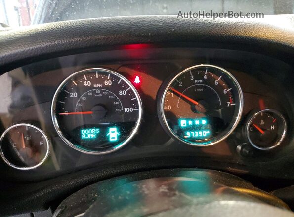 1C4HJWDG9GL236259 2016 JEEP WRANGLER Black Вид щитка приладів