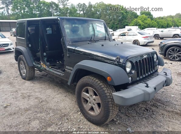 1C4HJWDGXGL300941 2016 JEEP WRANGLER UNLIMITED Black Przód prawy