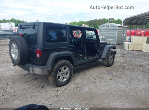 1C4HJWDGXGL300941 2016 JEEP WRANGLER UNLIMITED Black Tył prawy