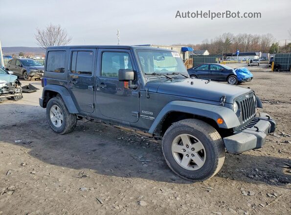 1C4HJWDGXJL868744 2018 JEEP WRANGLER Черный Передняя правая четверть