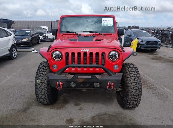 1C4HJWFG1GL225334 2016 JEEP WRANGLER UNLIMITED Красный Вид щитка приборов