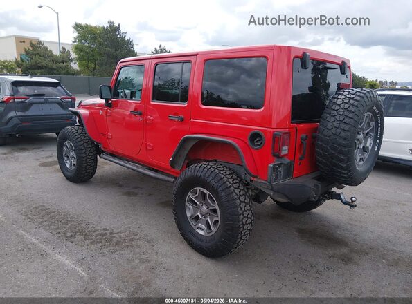 1C4HJWFG1GL225334 2016 JEEP WRANGLER UNLIMITED Красный Задняя левая четверть