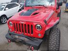 2016 Jeep Wrangler Unlimited Rubicon Красный vin: 1C4HJWFG1GL225334