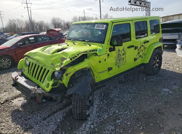 1C4HJWFG6GL322836 2016 JEEP WRANGLER Green Przód lewy