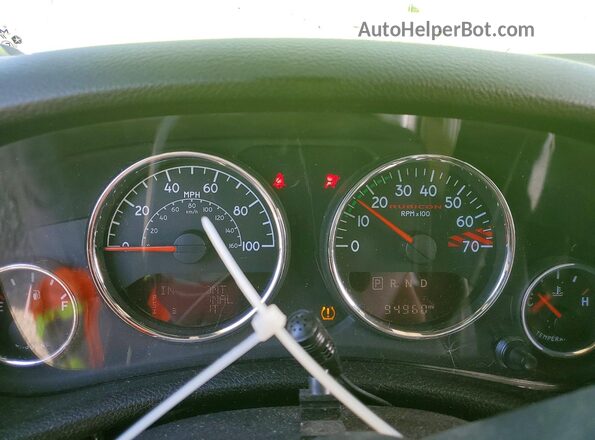 1C4HJWFG6GL322836 2016 JEEP WRANGLER Green Widok zestawu wskaźników