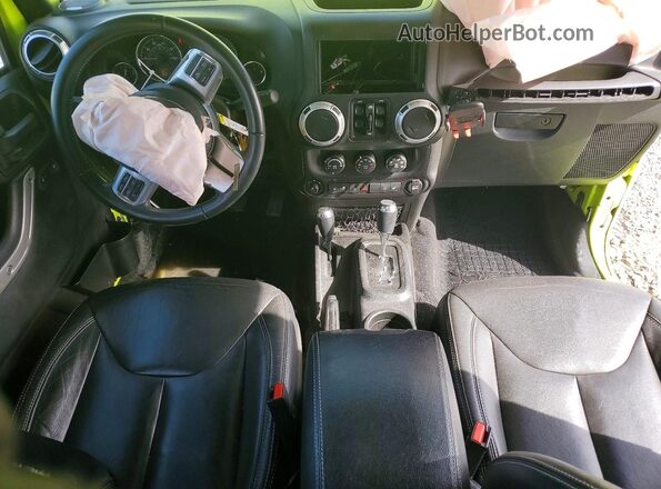 1C4HJWFG6GL322836 2016 JEEP WRANGLER Green Widok deski rozdzielczej