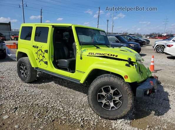 1C4HJWFG6GL322836 2016 JEEP WRANGLER Green Przód prawy