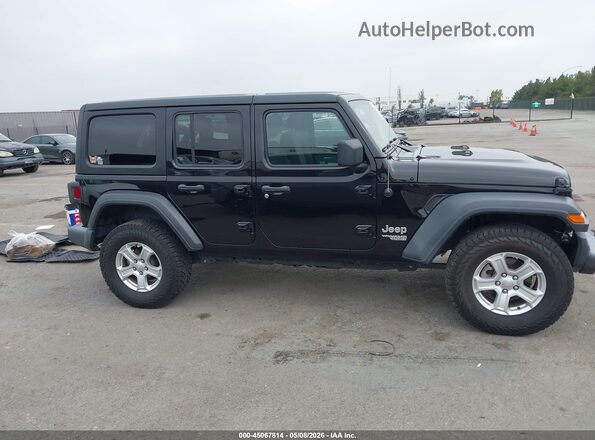 1C4HJXDG4LW210389 2020 JEEP WRANGLER UNLIMITED Черный Вид задней части салона