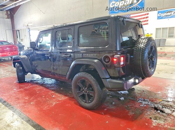 1C4HJXDG7MW616698 2021 JEEP WRANGLER Черный Задняя левая четверть