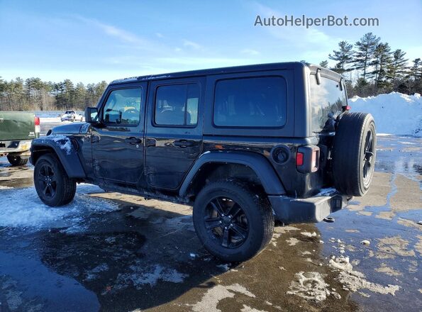 1C4HJXDN1MW778888 2021 JEEP WRANGLER Black Задня ліва чверть