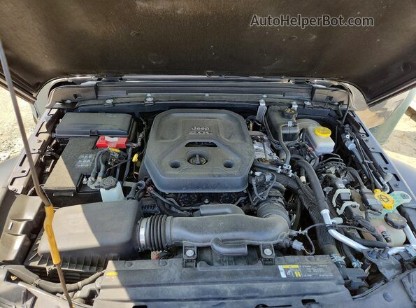 1C4HJXDN2LW339939 2020 JEEP WRANGLER Угольный Вид подкапотного пространства