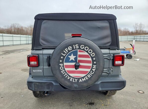 1C4HJXDN2MW751408 2021 JEEP WRANGLER Серый Вид сзади
